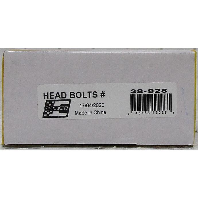 Head Bolt Kit : 1999-2009 Toyota Corolla L4, 1.8L / 1794 CID DOHC 16 Valve, Engine Code : 1ZZFE, Vin Code : R
