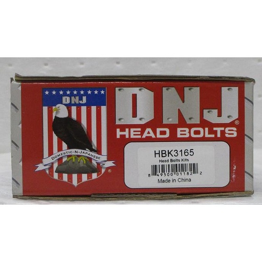 [HBK3165DNJ] Head Bolt Set For GM Compatible with Buick 5.3L 2004-... Cadillac 5.3/5.7/6.0L 2004-... Chevy 4.8/5.3/5.7L 2004-...GMC  4.8/5.3/6.0L 2004-... Hummer 6.0L 2004-...
